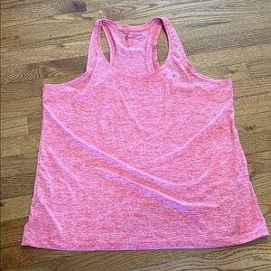 Under Armour Heathered Pink Racerback Tank